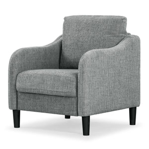 Safavieh Edalynn Modern Accent Chair - Elegant Cream Upholstered Comfort For Chic Living Room Style Grey Wood ,Foam ,Fabric ,Plastic Legs Sfa2002b