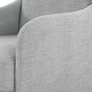 Safavieh Edalynn Modern Accent Chair - Elegant Cream Upholstered Comfort For Chic Living Room Style Light Grey Wood ,Foam ,Fabric ,Plastic Legs Sfa2002c