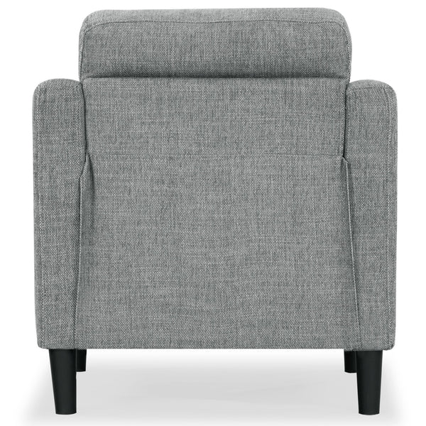 Safavieh Nathaniel Tufted Back Accent Chair – Stylish Cream Upholstery For Your Living Space & Comfort Grey Wood ,Foam ,Fabric ,Plastic Legs Sfa2004b