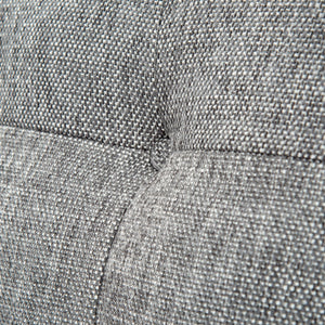 Safavieh Nathaniel Tufted Back Accent Chair – Stylish Cream Upholstery For Your Living Space & Comfort Grey Wood ,Foam ,Fabric ,Plastic Legs Sfa2004b