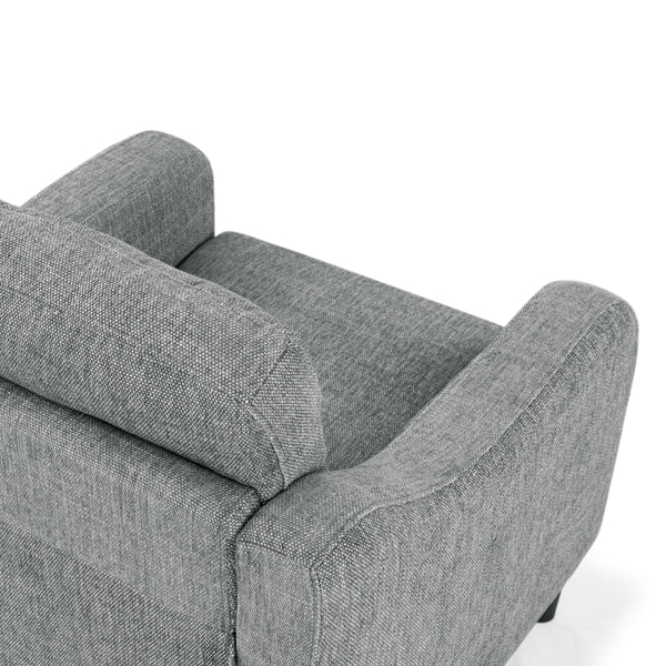 Safavieh Nathaniel Tufted Back Accent Chair – Stylish Cream Upholstery For Your Living Space & Comfort Grey Wood ,Foam ,Fabric ,Plastic Legs Sfa2004b