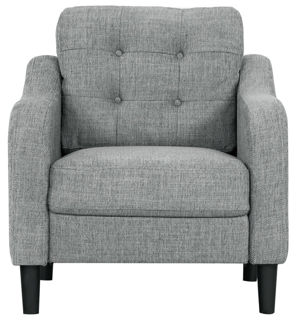 Safavieh Nathaniel Tufted Back Accent Chair – Stylish Cream Upholstery For Your Living Space & Comfort Grey Wood ,Foam ,Fabric ,Plastic Legs Sfa2004b
