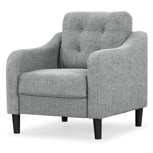 Safavieh Nathaniel Tufted Back Accent Chair – Stylish Cream Upholstery For Your Living Space & Comfort Grey Wood ,Foam ,Fabric ,Plastic Legs Sfa2004b