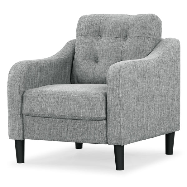 Safavieh Nathaniel Tufted Back Accent Chair – Stylish Cream Upholstery For Your Living Space & Comfort Grey Wood ,Foam ,Fabric ,Plastic Legs Sfa2004b