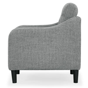 Safavieh Nathaniel Tufted Back Accent Chair – Stylish Cream Upholstery For Your Living Space & Comfort Grey Wood ,Foam ,Fabric ,Plastic Legs Sfa2004b