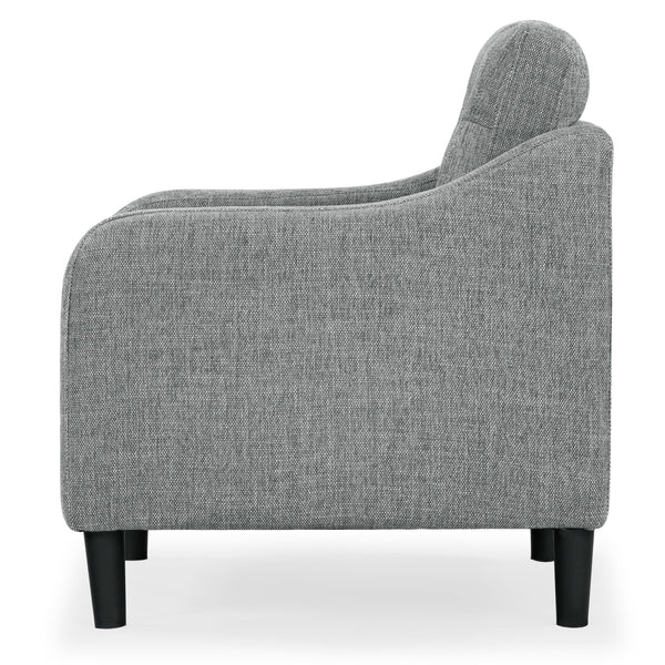 Safavieh Nathaniel Tufted Back Accent Chair – Stylish Cream Upholstery For Your Living Space & Comfort Grey Wood ,Foam ,Fabric ,Plastic Legs Sfa2004b