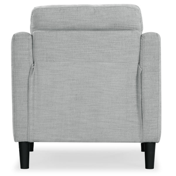 Safavieh Nathaniel Tufted Back Accent Chair – Stylish Cream Upholstery For Your Living Space & Comfort Light Grey Wood ,Foam ,Fabric ,Plastic Legs Sfa2004c