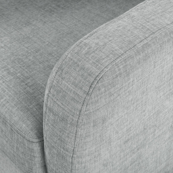 Safavieh Nathaniel Tufted Back Accent Chair – Stylish Cream Upholstery For Your Living Space & Comfort Light Grey Wood ,Foam ,Fabric ,Plastic Legs Sfa2004c