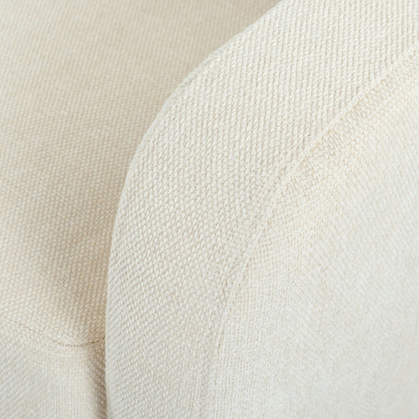 Safavieh Nathaniel Tufted Back 3 Seater Sofa - Luxurious Comfort In Timeless Cream For Your Living Space Creme Wood ,Foam ,Fabric ,Plastic Legs Sfa2005a