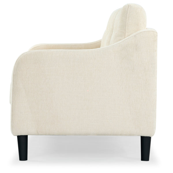 Safavieh Nathaniel Tufted Back 3 Seater Sofa - Luxurious Comfort In Timeless Cream For Your Living Space Creme Wood ,Foam ,Fabric ,Plastic Legs Sfa2005a