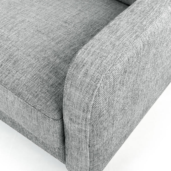 Safavieh Nathaniel Tufted Back 3 Seater Sofa - Luxurious Comfort In Timeless Cream For Your Living Space Grey Wood ,Foam ,Fabric ,Plastic Legs Sfa2005b