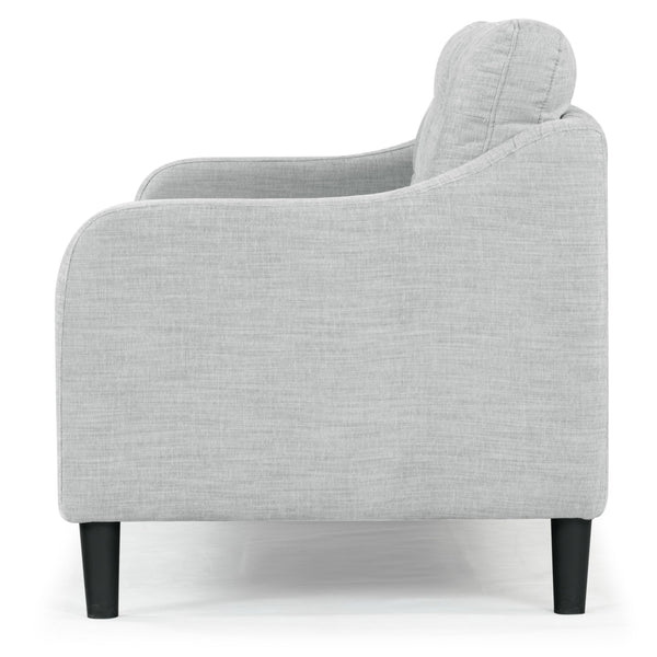 Safavieh Nathaniel Tufted Back 3 Seater Sofa - Luxurious Comfort In Timeless Cream For Your Living Space Light Grey Wood ,Foam ,Fabric ,Plastic Legs Sfa2005c