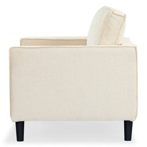 Safavieh Kalyna 1.5 Seat Accent Chair - Elevate Your Living Space With Elegant Comfort And Style Today! Creme Wood ,Foam ,Fabric Sfa2006a