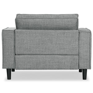 Safavieh Kalyna 1.5 Seat Accent Chair - Elevate Your Living Space With Elegant Comfort And Style Today! Grey Wood ,Foam ,Fabric Sfa2006b