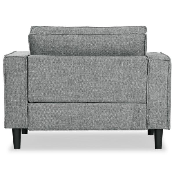 Safavieh Kalyna 1.5 Seat Accent Chair - Elevate Your Living Space With Elegant Comfort And Style Today! Grey Wood ,Foam ,Fabric Sfa2006b