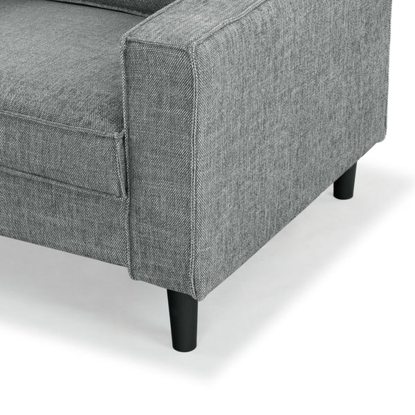 Safavieh Kalyna 1.5 Seat Accent Chair - Elevate Your Living Space With Elegant Comfort And Style Today! Grey Wood ,Foam ,Fabric Sfa2006b