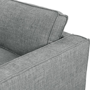 Safavieh Kalyna 1.5 Seat Accent Chair - Elevate Your Living Space With Elegant Comfort And Style Today! Grey Wood ,Foam ,Fabric Sfa2006b