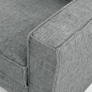 Safavieh Kalyna 1.5 Seat Accent Chair - Elevate Your Living Space With Elegant Comfort And Style Today! Grey Wood ,Foam ,Fabric Sfa2006b