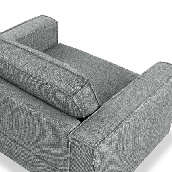 Safavieh Kalyna 1.5 Seat Accent Chair - Elevate Your Living Space With Elegant Comfort And Style Today! Grey Wood ,Foam ,Fabric Sfa2006b