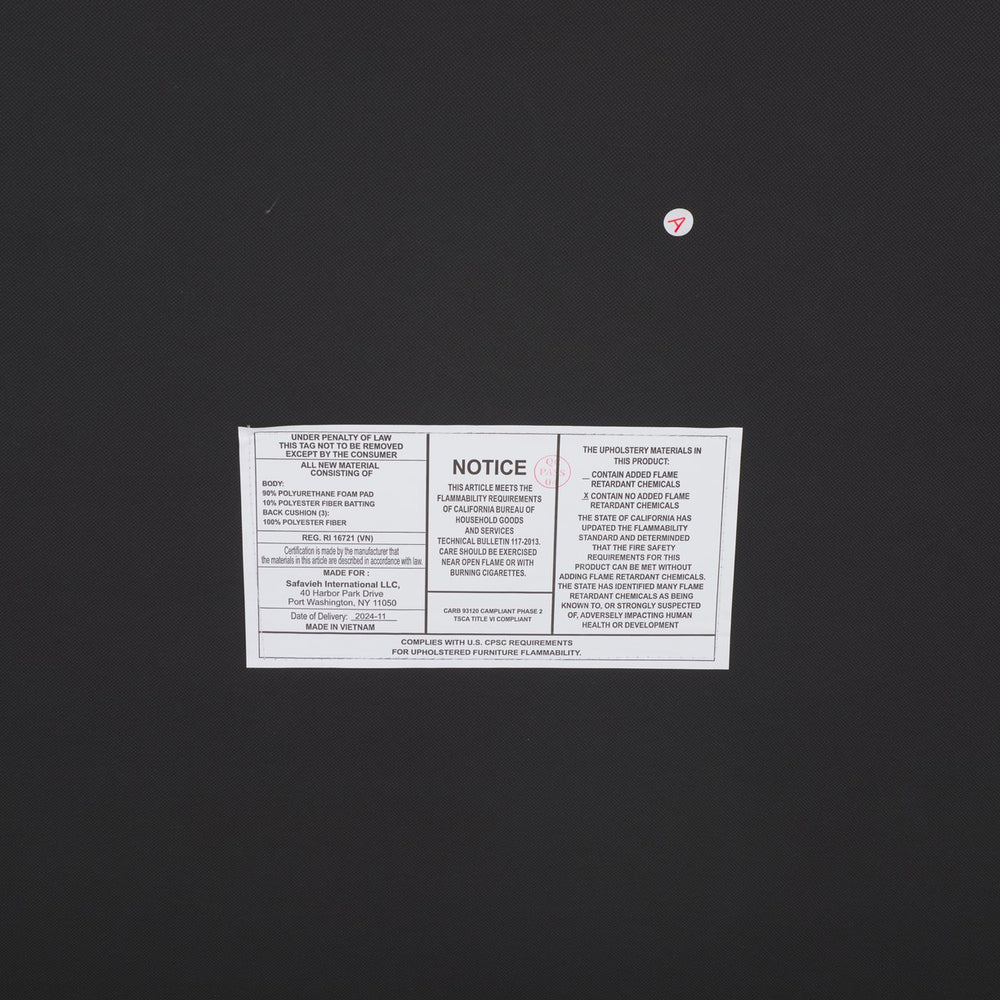 Safavieh Kalyna 1.5 Seat Accent Chair - Elevate Your Living Space With Elegant Comfort And Style Today! Grey Wood ,Foam ,Fabric Sfa2006b