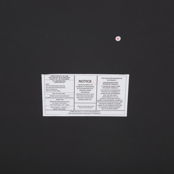 Safavieh Kalyna 1.5 Seat Accent Chair - Elevate Your Living Space With Elegant Comfort And Style Today! Grey Wood ,Foam ,Fabric Sfa2006b