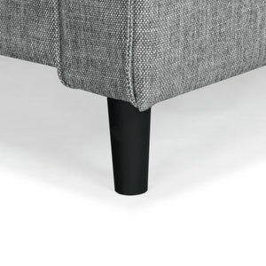 Safavieh Kalyna 1.5 Seat Accent Chair - Elevate Your Living Space With Elegant Comfort And Style Today! Grey Wood ,Foam ,Fabric Sfa2006b