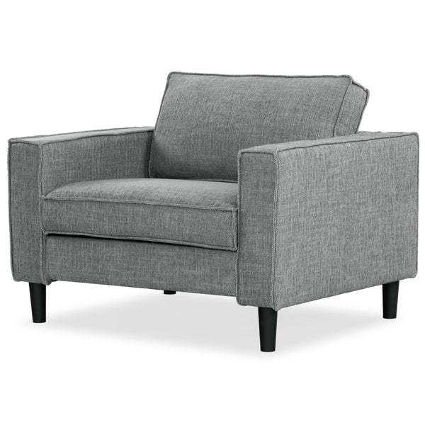 Safavieh Kalyna 1.5 Seat Accent Chair - Elevate Your Living Space With Elegant Comfort And Style Today! Grey Wood ,Foam ,Fabric Sfa2006b