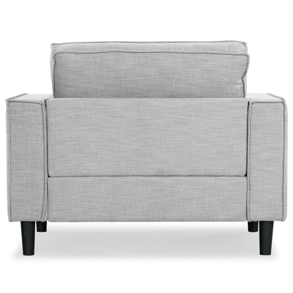 Safavieh Kalyna 1.5 Seat Accent Chair - Elevate Your Living Space With Elegant Comfort And Style Today! Light Grey Wood ,Foam ,Fabric Sfa2006c