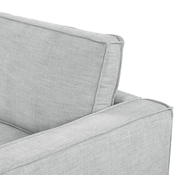 Safavieh Kalyna 1.5 Seat Accent Chair - Elevate Your Living Space With Elegant Comfort And Style Today! Light Grey Wood ,Foam ,Fabric Sfa2006c