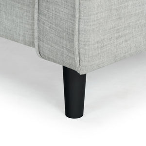 Safavieh Kalyna 1.5 Seat Accent Chair - Elevate Your Living Space With Elegant Comfort And Style Today! Light Grey Wood ,Foam ,Fabric Sfa2006c