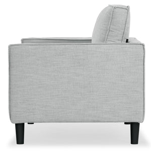 Safavieh Kalyna 1.5 Seat Accent Chair - Elevate Your Living Space With Elegant Comfort And Style Today! Light Grey Wood ,Foam ,Fabric Sfa2006c