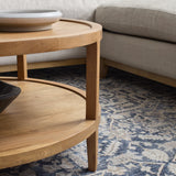 Ashford Round table, European oak Salt Flat - Ashford Round Table European Oak SFASHFRDT00OK Malouf