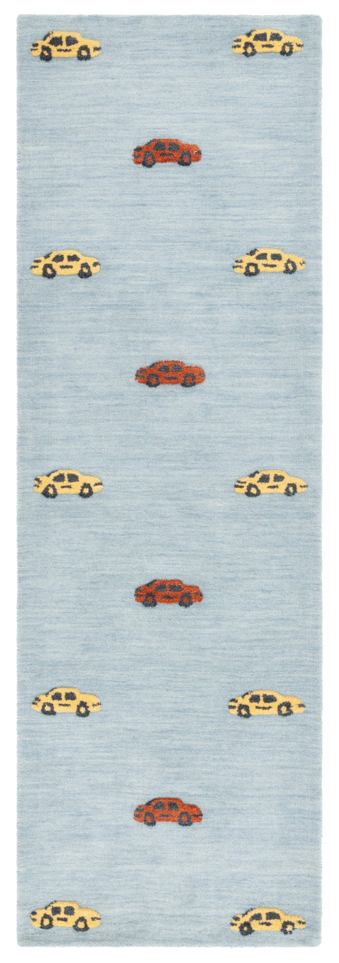 Safavieh Safavieh Kids 806 Hand Tufted Kids Rug Light Blue / Yellow 6' x 9'