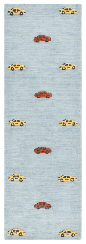 Safavieh Safavieh Kids 806 Hand Tufted Kids Rug Light Blue / Yellow 6' x 9'