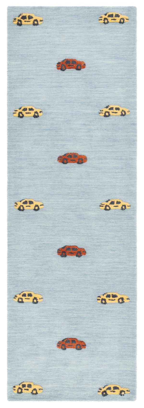 Safavieh Safavieh Kids 806 Hand Tufted Kids Rug Light Blue / Yellow 6' x 9'
