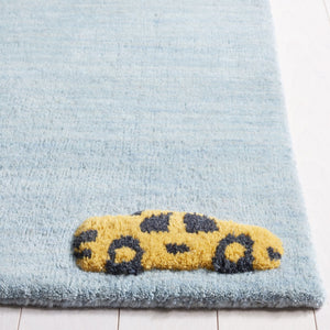 Safavieh Safavieh Kids 806 Hand Tufted Kids Rug Light Blue / Yellow 5' x 8'