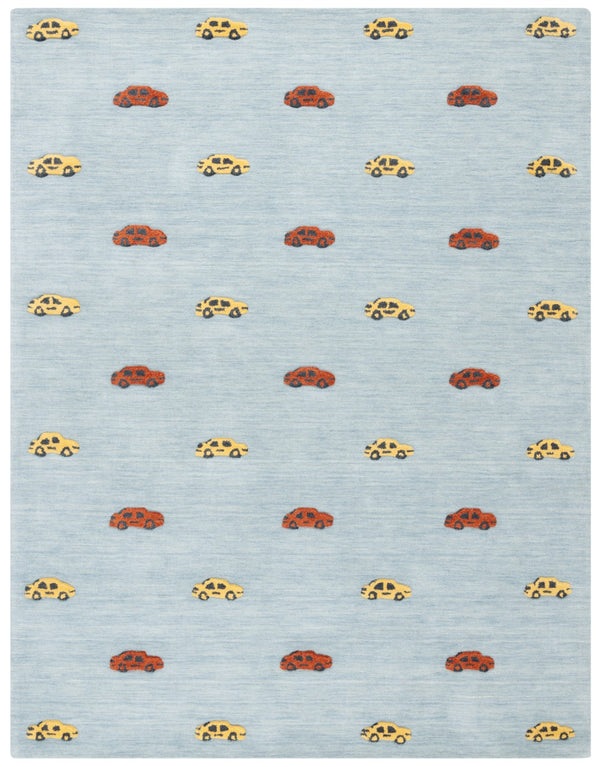 Safavieh Safavieh Kids 806 Hand Tufted Kids Rug Light Blue / Yellow 8' x 10'