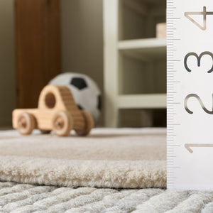 Safavieh Safavieh Hand-Tufted Kids Wool-Cotton Rug 5X8 Beige Ivory Low Pile Durable Soft Playroom Accent SFK903B-58S