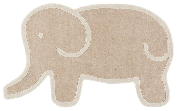 Safavieh Safavieh Hand-Tufted Kids Wool-Cotton Rug 5X8 Beige Ivory Low Pile Durable Soft Playroom Accent SFK903B-58S