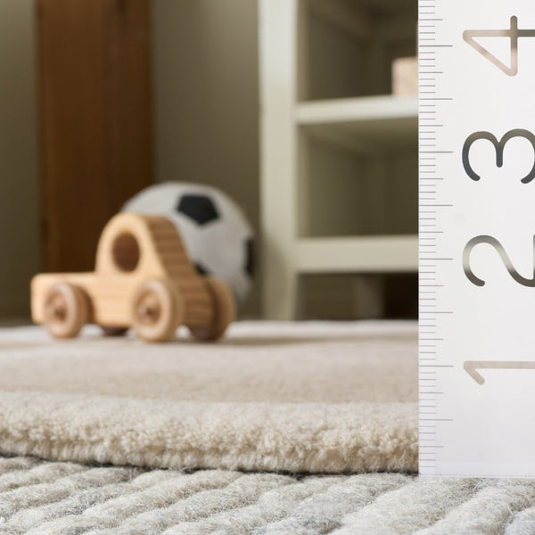Safavieh Safavieh Kids Hand Tufted Wool Cotton Rug Soft Neutral Tones for Nursery Rooms Beige 6'-0" x 9'-0" SFK903B-69S