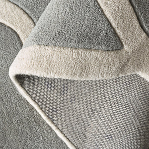 Safavieh Safavieh Hand‑Tufted Kids Rug 5X8 Gray Ivory Wool‑Cotton Low Pile Cozy Durable Nursery Playroom SFK903F-58S
