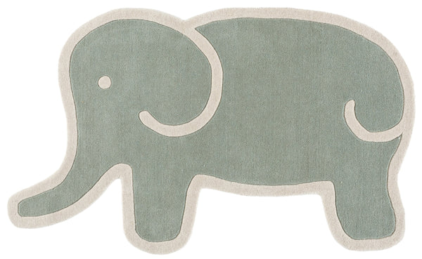 Safavieh Safavieh Hand-Tufted Kids Rug 5X8 Light Blue Grey Wool-Cotton Blend Low Pile Durable Soft Playroom SFK903M-58S