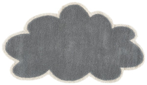 Safavieh Safavieh Hand-Tufted Wool Rug For Kids Cloud Grey/Ivory Low Pile 3/8" Durable Modern Accent 2'-3" x 4'-0" SFK913C-24S