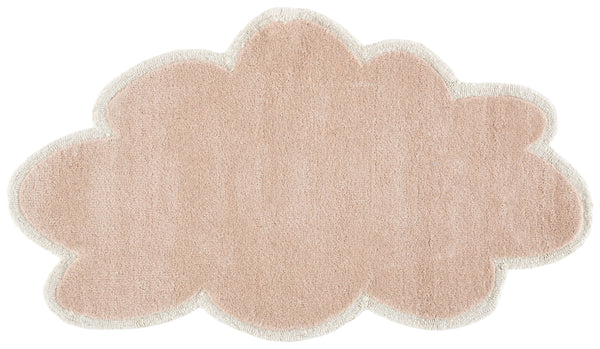 Safavieh Safavieh Hand-Tufted Wool Rug Cloud Pattern In Soft Pink & Ivory — Low-Profile, Durable Elegance 5'-0" x 8'-0" SFK913P-5S