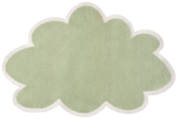 Safavieh Safavieh Wool Area Rug In Sage And Ivory — Hand-Tufted Minimalist Solid Design For Calm Rooms 5'-0" x 8'-0" SFK913W-5S