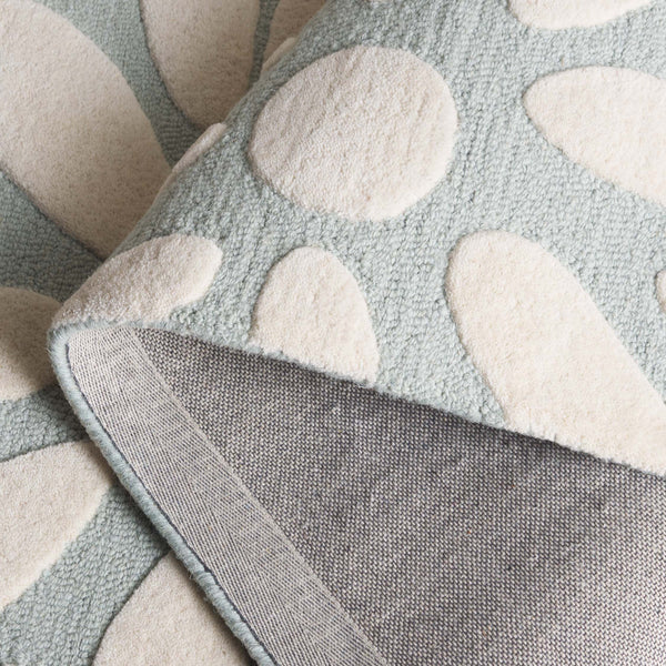 Safavieh Safavieh Kids Hand-tufted Area Rug: Cozy Teal And Ivory Floral Design For Playrooms And Bedrooms Teal ,Ivory Wool Pile Sfk914j-4