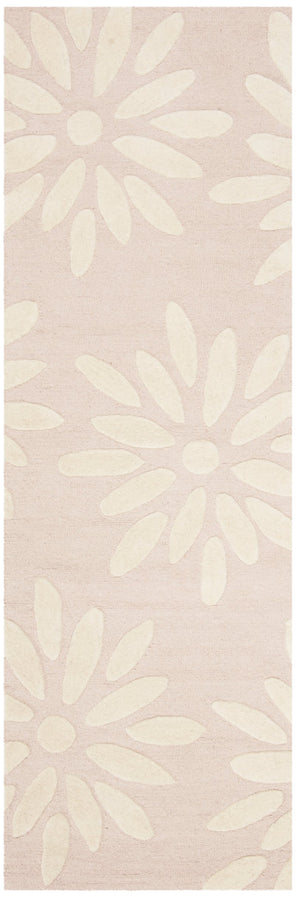 Safavieh Safavieh Hand‑Tufted Pink Daisy Wool Runner — Low Pile Floral Hallway Rug, Durable & Soft 2'-6" x 6'-0" SFK914P-26