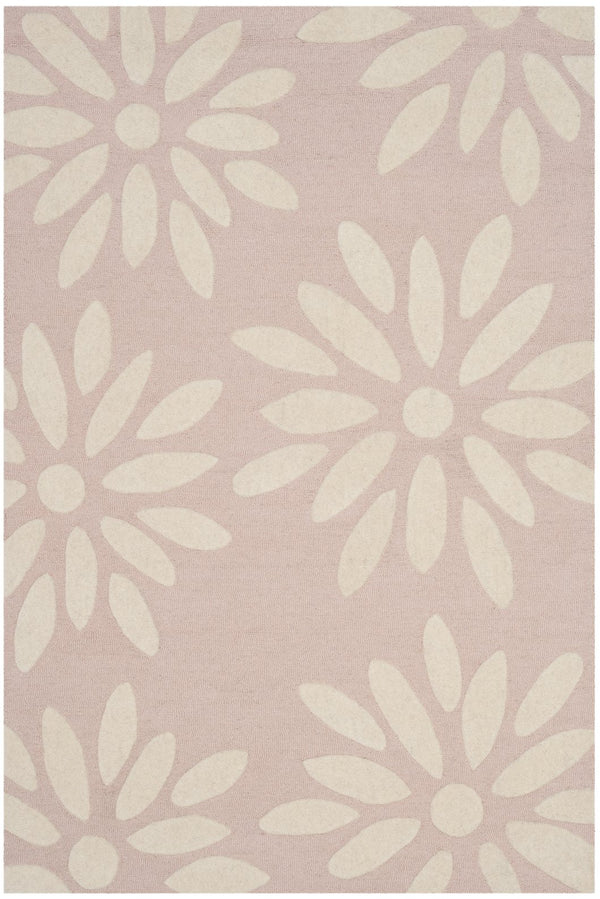 Safavieh Safavieh Hand‑Tufted Pink Daisy Wool Rug — Soft 100% Wool Accent For Nursery, Bedroom, Playroom 2X3 2'-6" x 4'-0" SFK914P-24