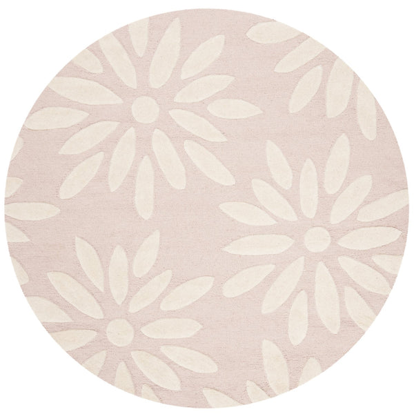 Safavieh Safavieh Hand‑Tufted Pink Daisy Wool Runner — Low Pile Floral Hallway Rug, Durable & Soft 2'-6" x 6'-0" SFK914P-26