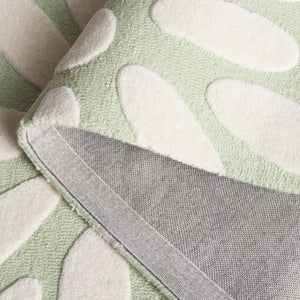 Safavieh Safavieh Sage Ivory Hand-Tufted Wool Area Rug 9 X 12 Low-Profile 1/4" Pile Minimalist Chic 9'-0" x 12'-0" SFK914W-9